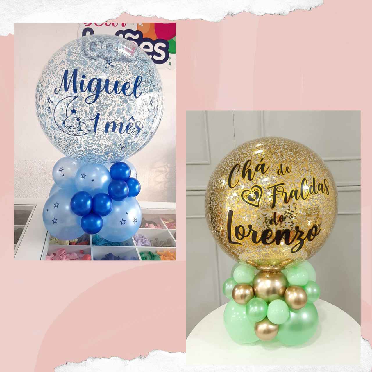 Temas Criativos para Chá de Bebê com Balões Personalizados