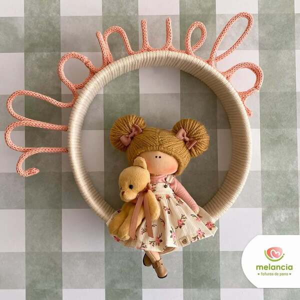 enfeite de porta para quarto de bebe