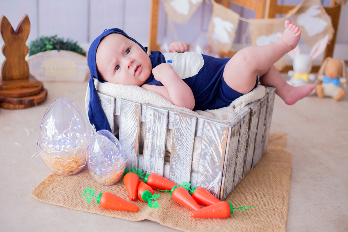 ensaio de pascoa bebe