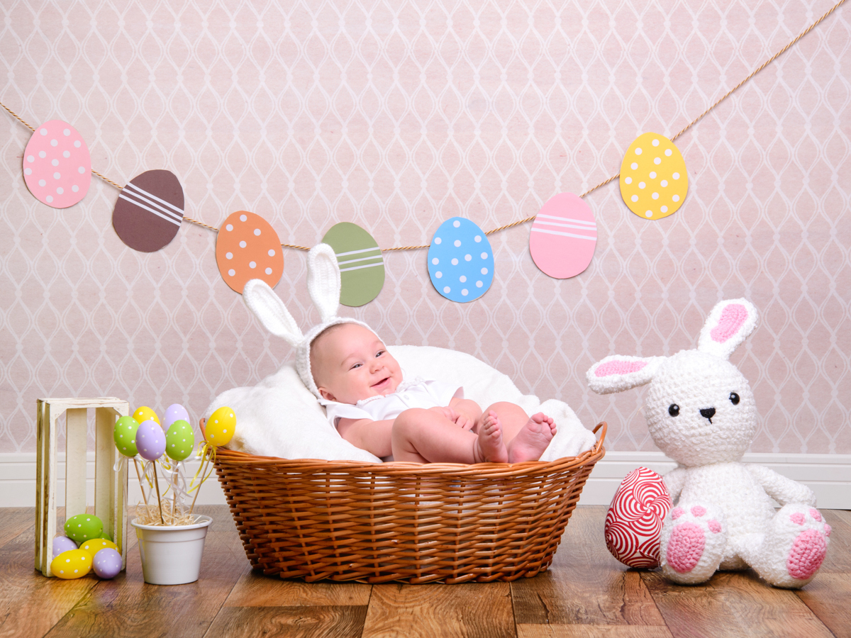 ensaio de pascoa bebe