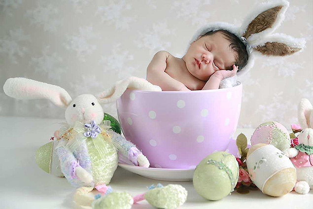 ensaio de pascoa bebe