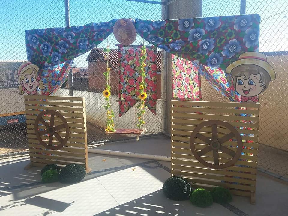 como fazer entrada festa junina simples
