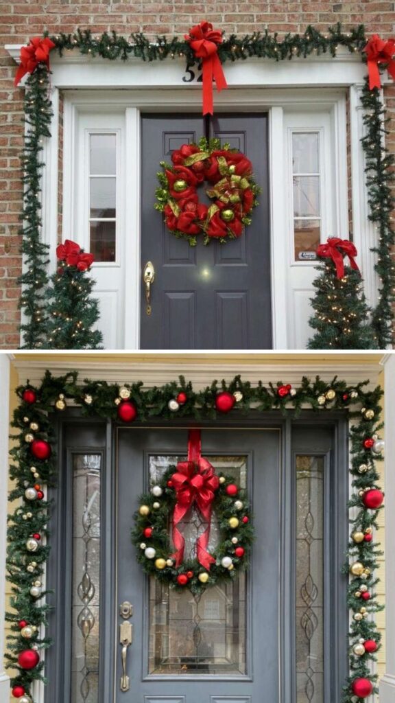 entrada entrada decoração de natal para porta