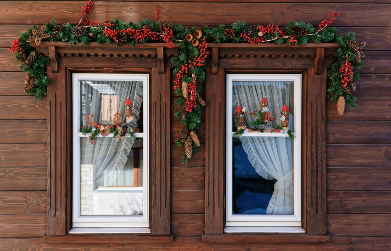 entrada entrada decoração de natal para porta
