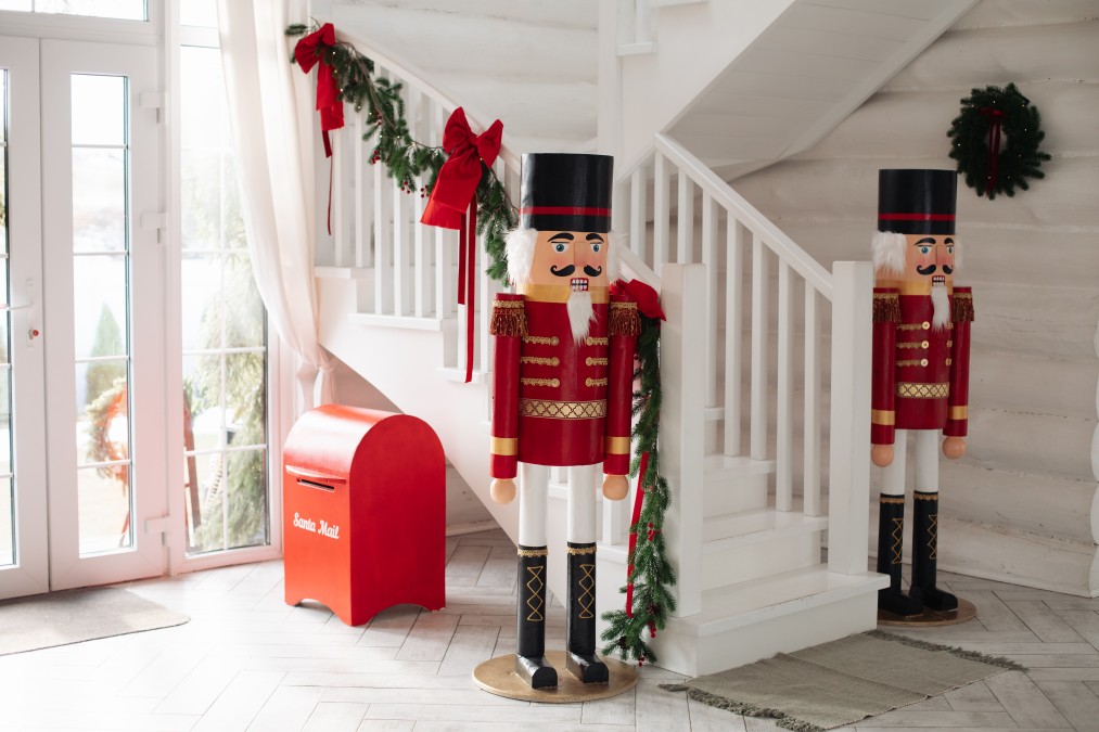 ideias criativas decoração porta natal