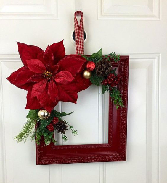 como fazer guirlanda de natal para porta