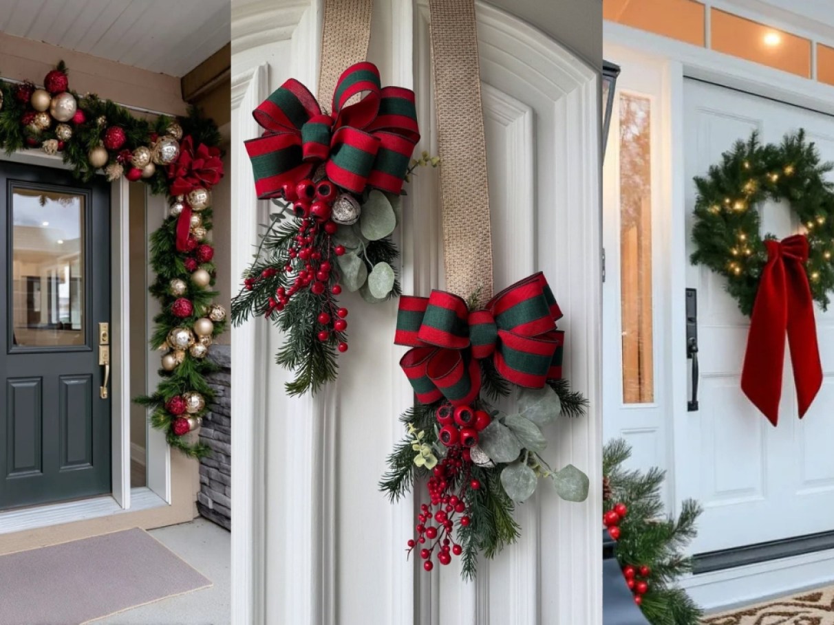 entrada entrada decoração de natal para porta