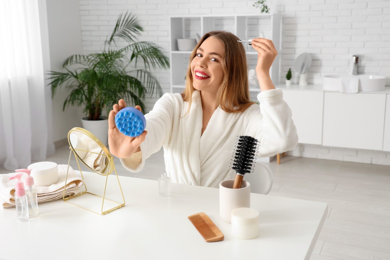 erros ao lavar cabelo de idosos com caspa