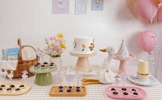 como fazer painel de festa feminino barato