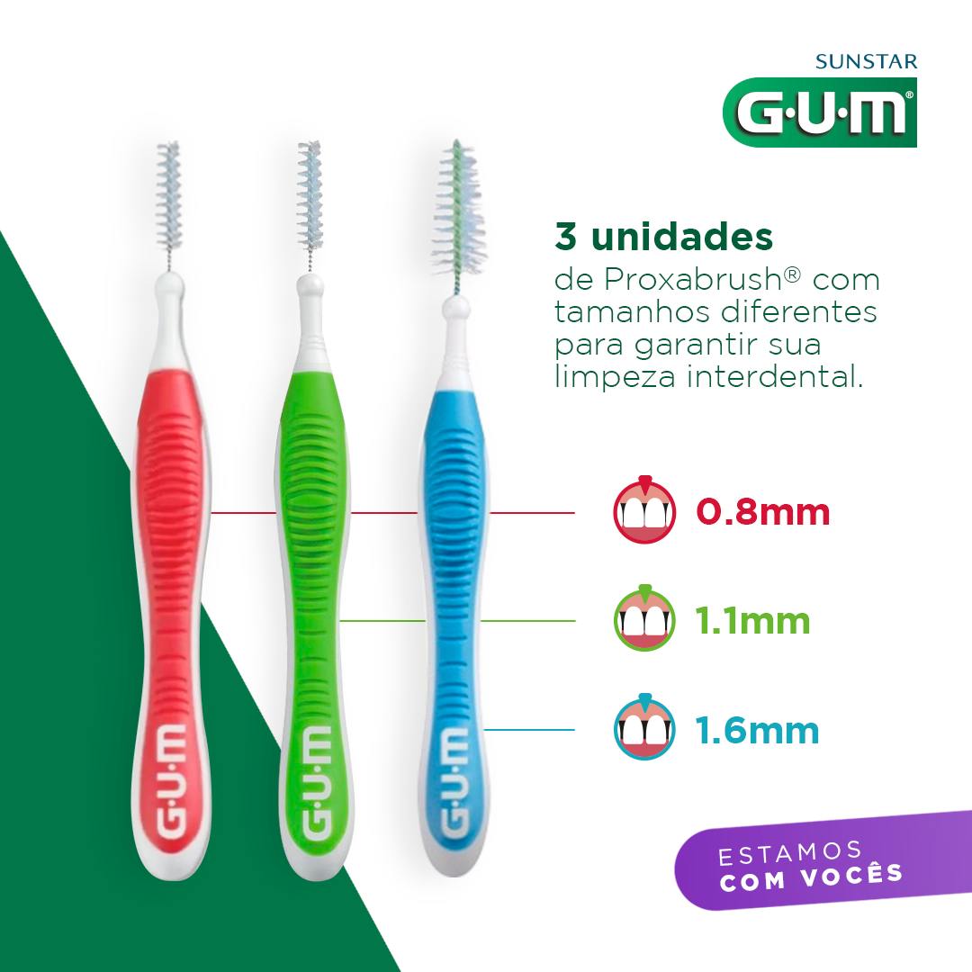escova interdental para aparelho ortodôntico