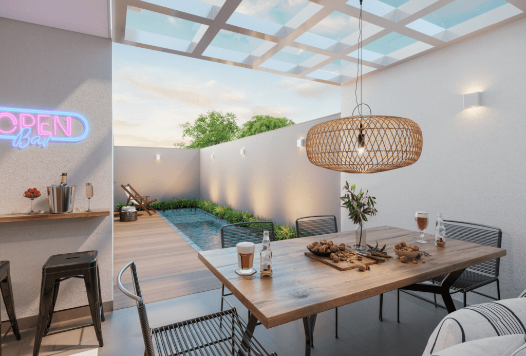 ideias de decoração espaço gourmet pequeno e funcional