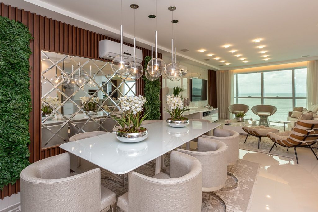 ideias de espelho para sala pequena