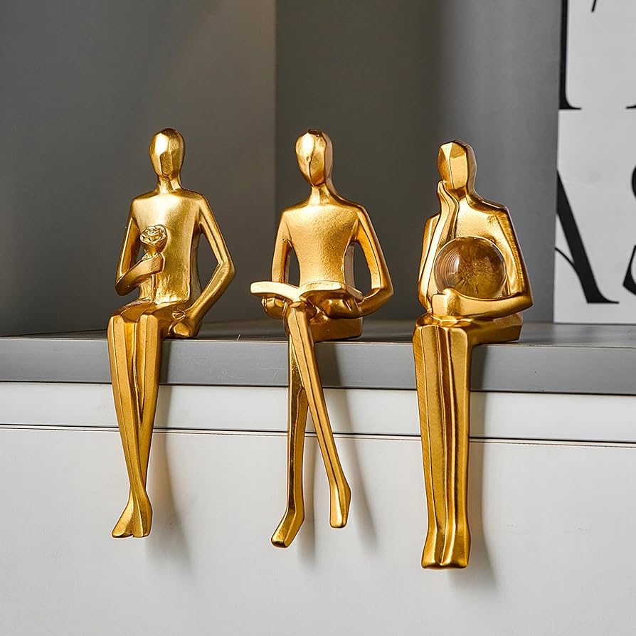 estatuetas para decoração de sala