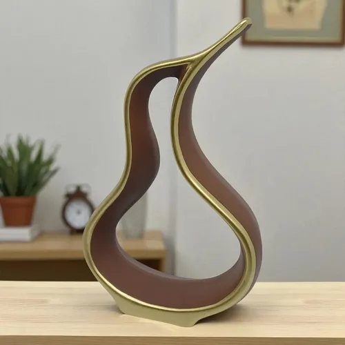 estatuetas pensador para estante sala minimalista