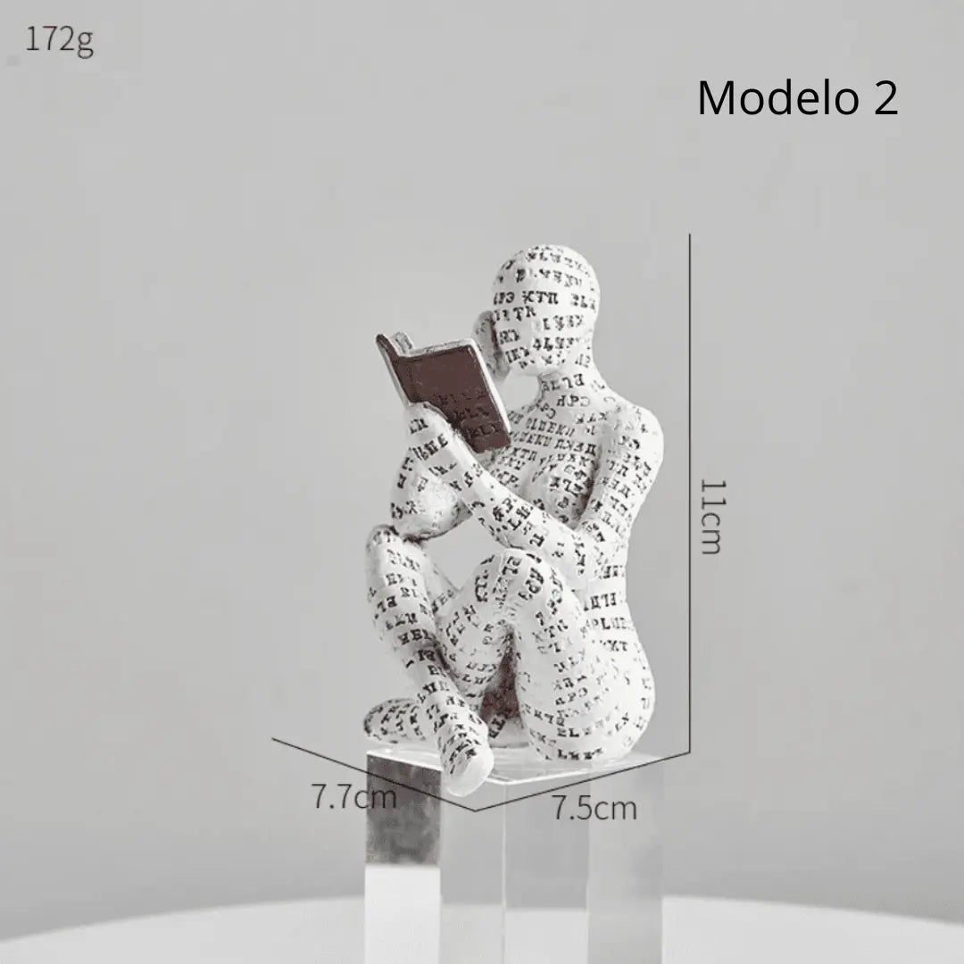 10 ideias estatuetas decoração sala estar moderna