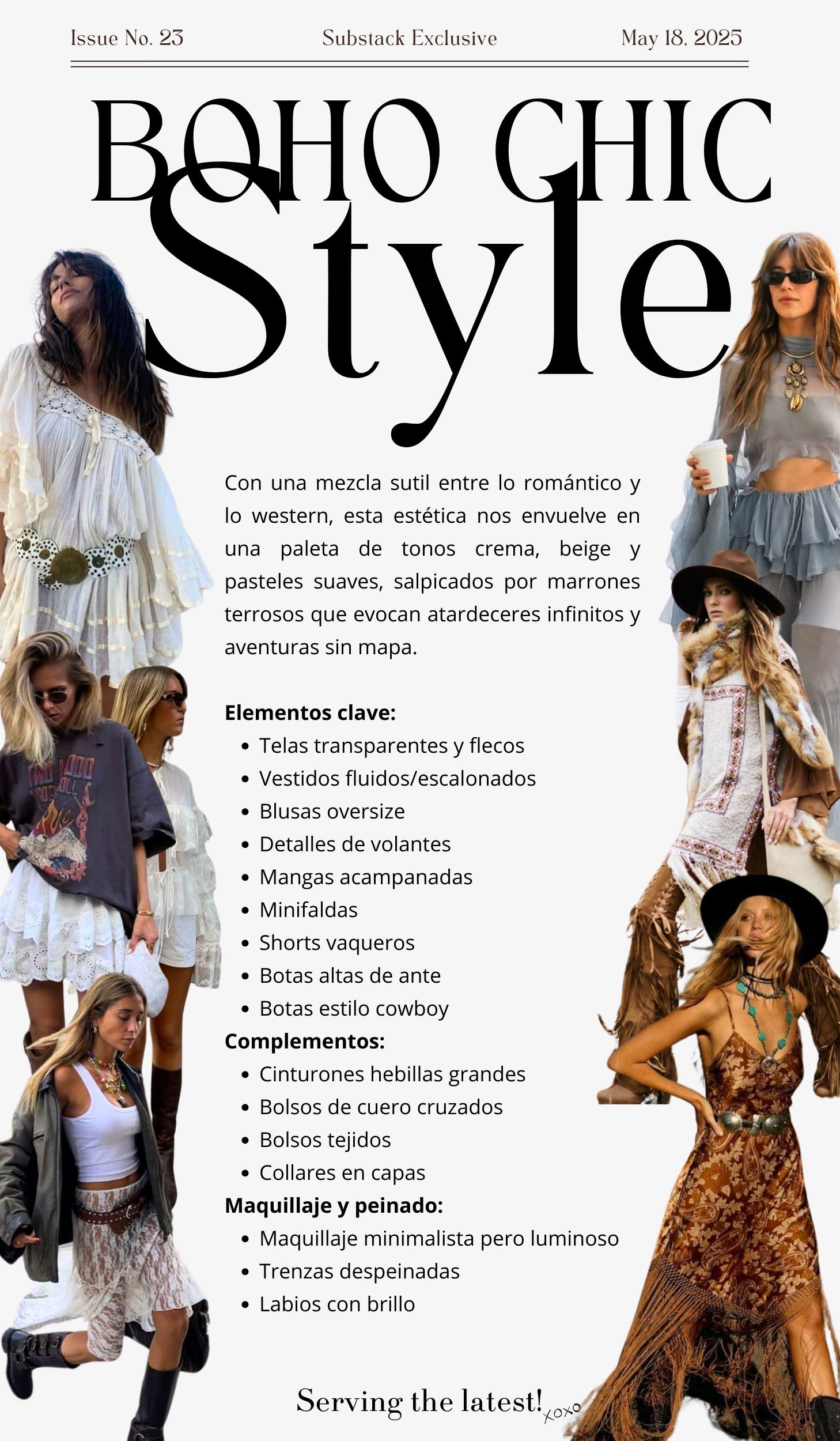 Boho Chic na prática: 5 looks para inspirar seu dia a dia