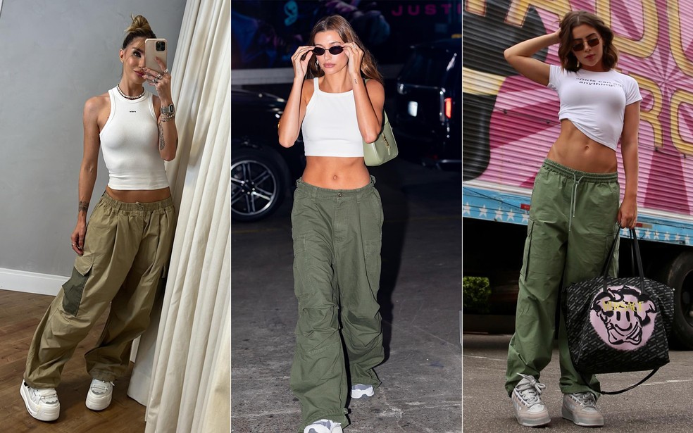 estilo de calça cargo