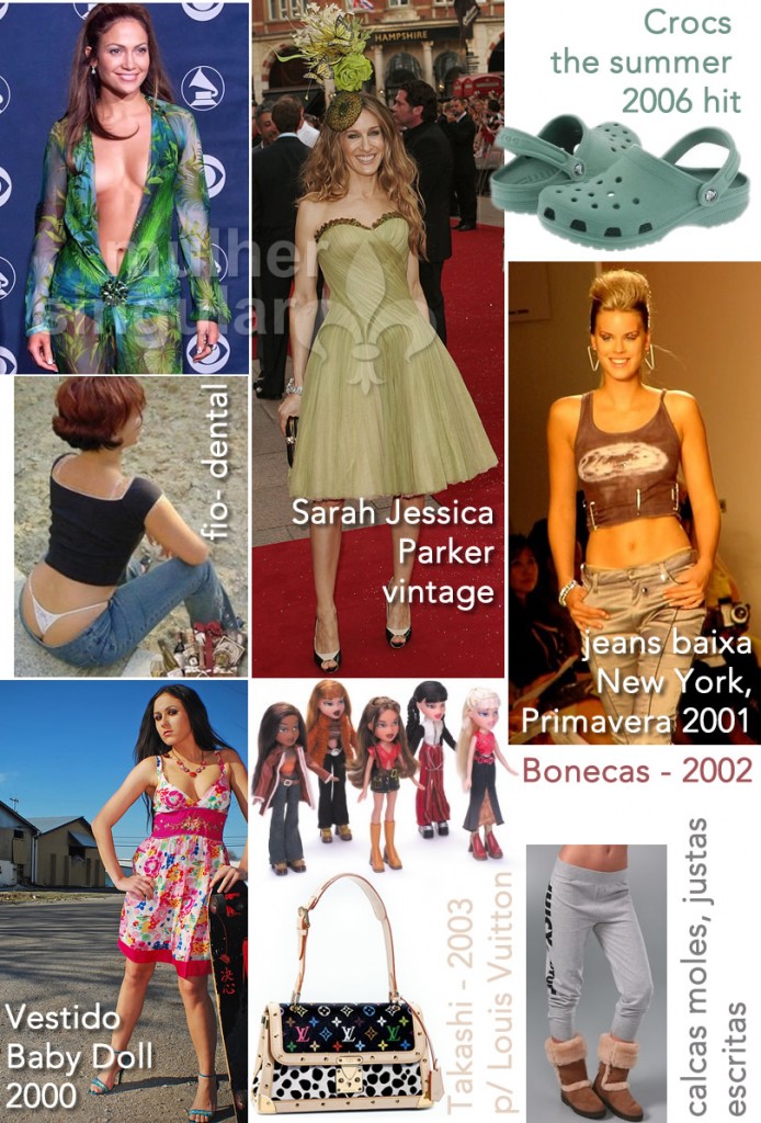 inspiração looks moda anos 2000