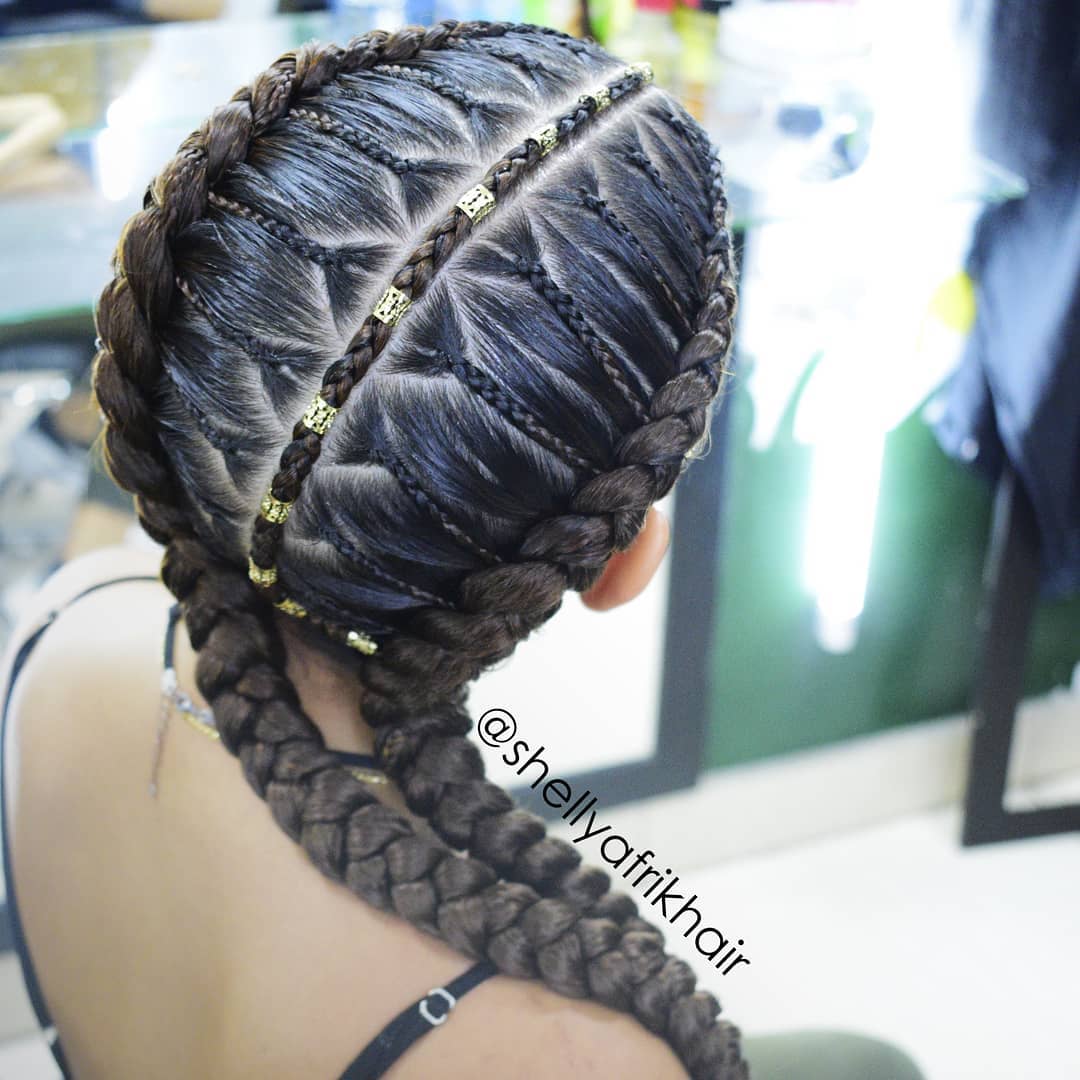 estilo de trança nagô