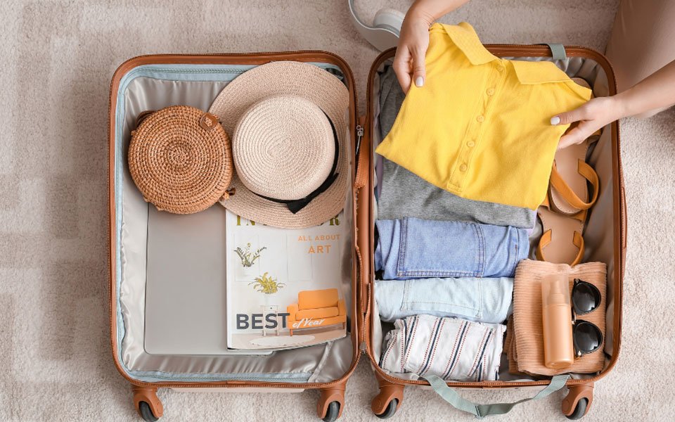 checklist para mala de bordo minimalista