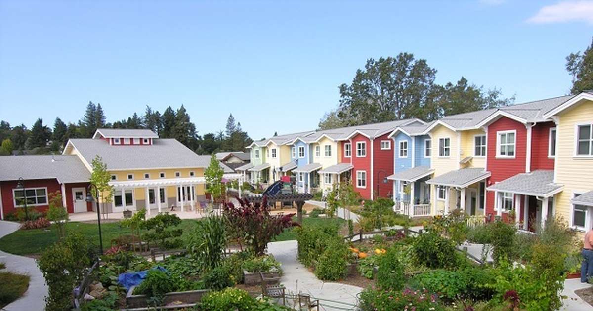Estilo de vida sustentável em vilas ou cohousing