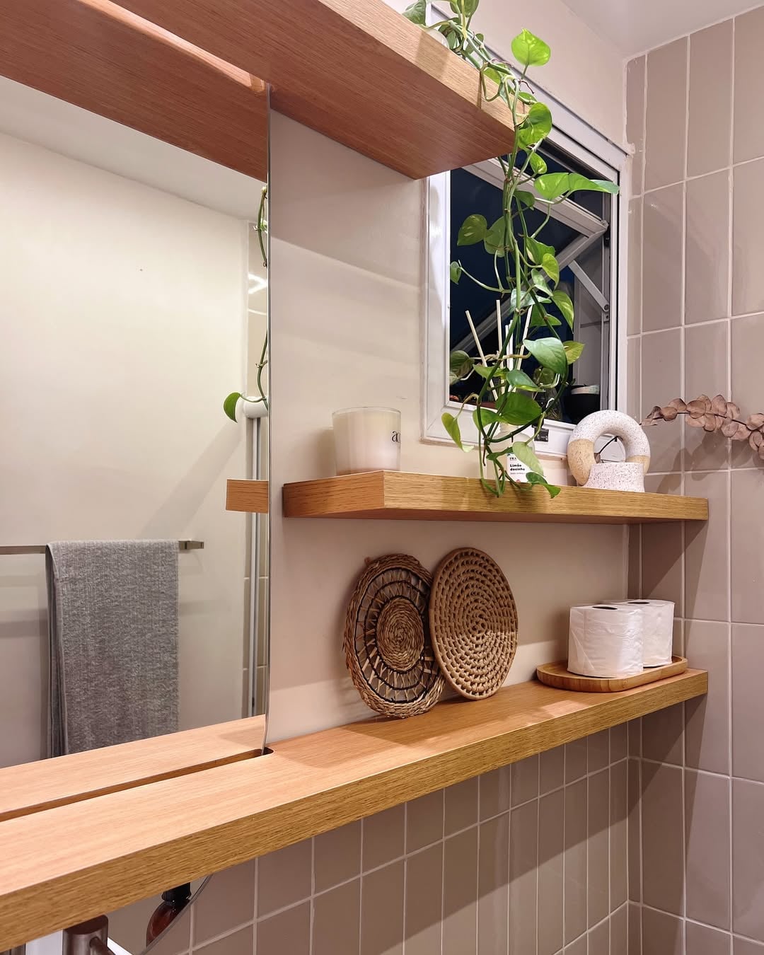 faça você mesmo decoração banheiro