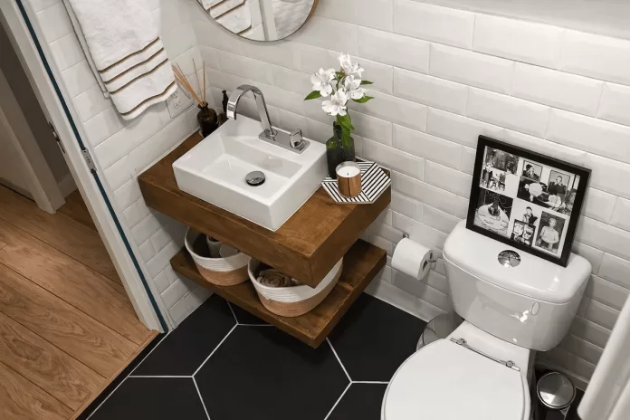 faça você mesmo decoração banheiro