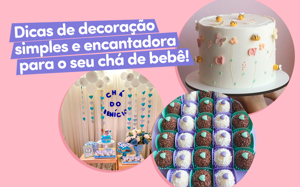 Guia Completo: Como Montar um Bolo de Fraldas Perfeito para Seu Chá de Bebê; Lembrancinhas de Chá de Bebê DIY: 10 Ideias Criativas e Baratas; Cardápio para Chá de Bebê Econômico: Receitas Simples e Deliciosas; Decoração com Balões Desconstruídos: O Toque Moderno para Seu Chá de Bebê; Chá de Bebê Sem Estresse: O Guia Definitivo de Planejamento Rápido