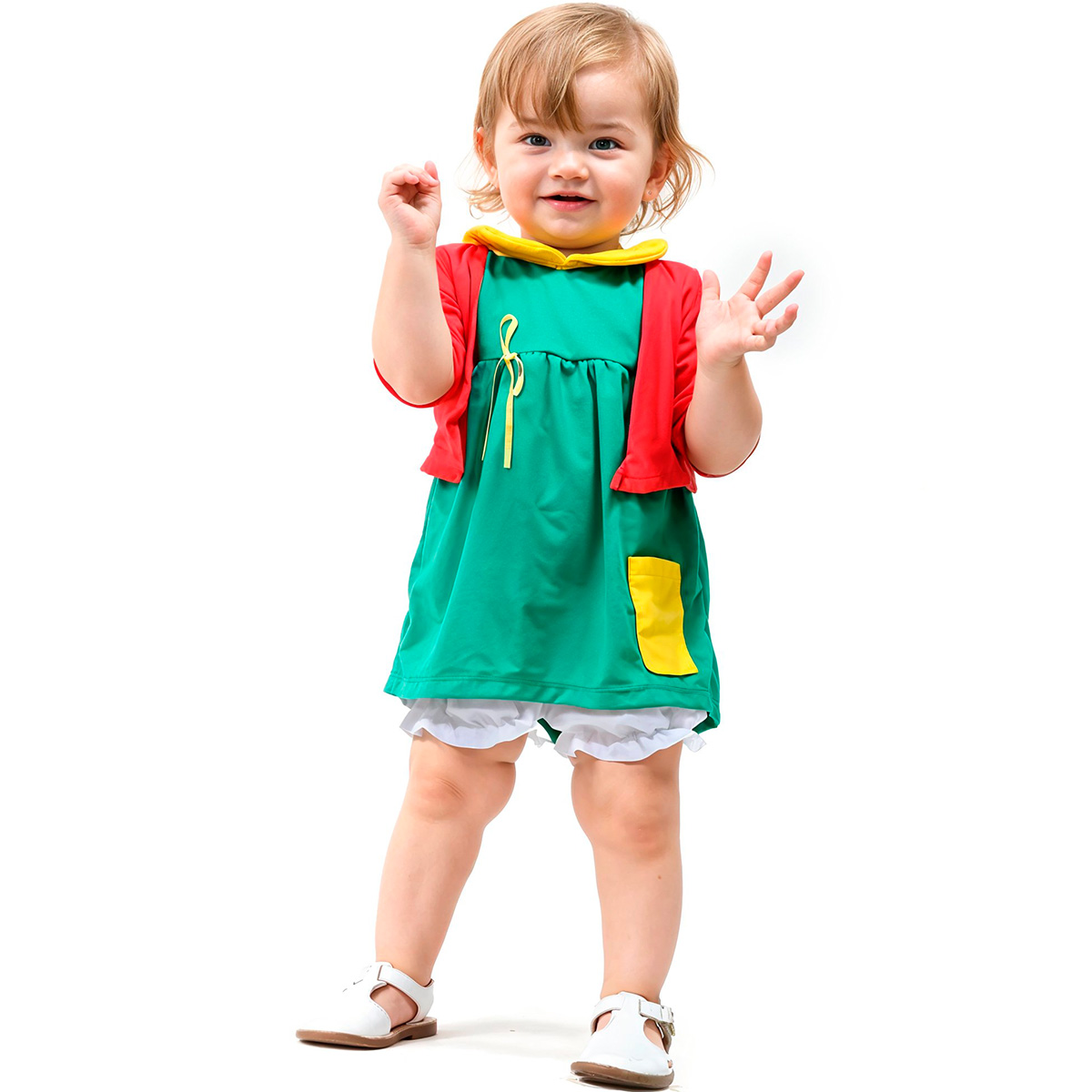 fantasia chiquinha bebê 6 meses