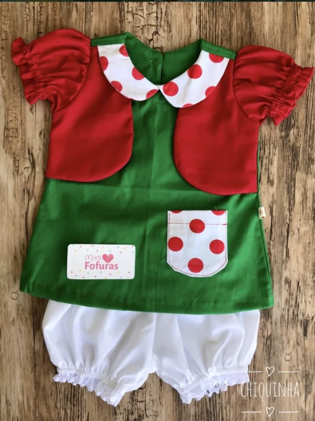 como fazer fantasia chiquinha bebê 6 meses em casa