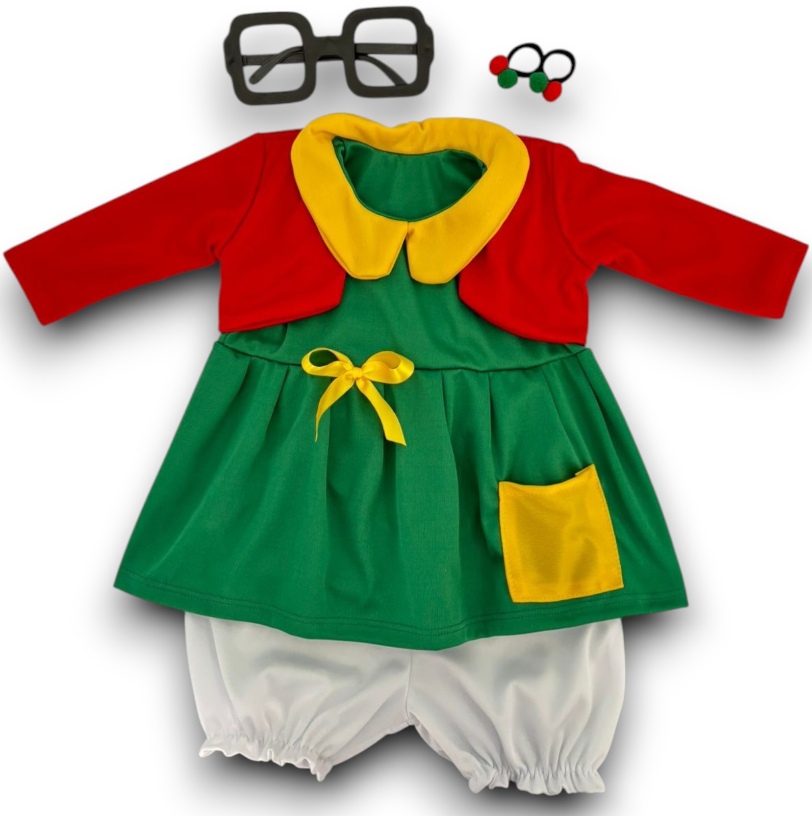 fantasia chiquinha bebê 6 meses vs fantasia chiquinha bebê 9 meses