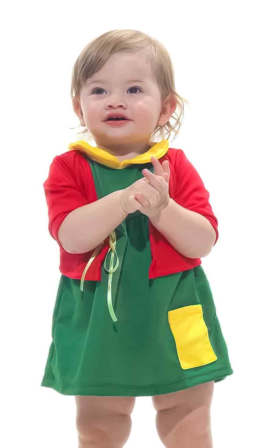 preço fantasia chiquinha bebê 6 meses