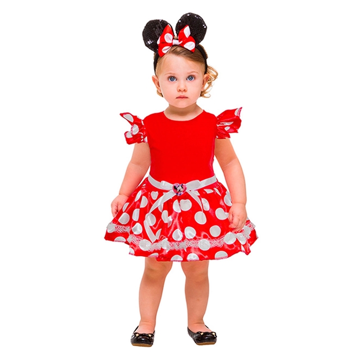 fantasia da minnie para bebe de 1 ano