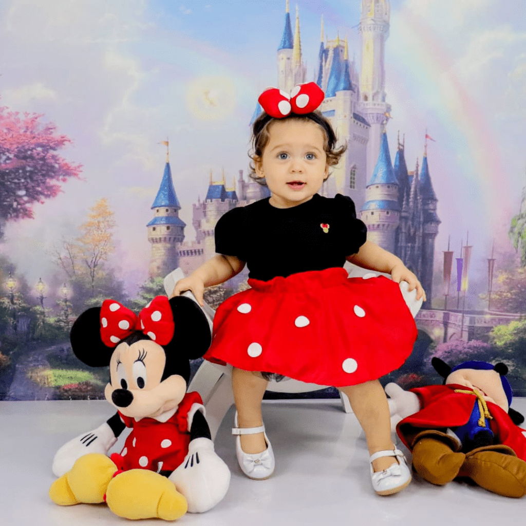 fantasia da minnie para bebe de 1 ano