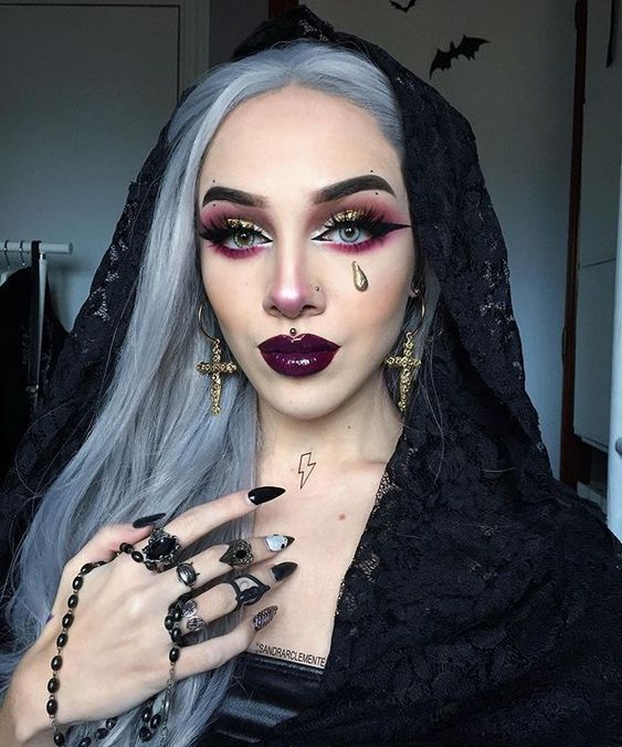 maquiagem de bruxa tutorial