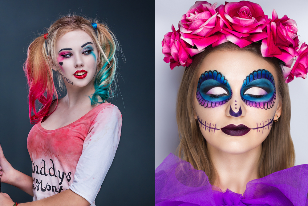 maquiagem de halloween simples