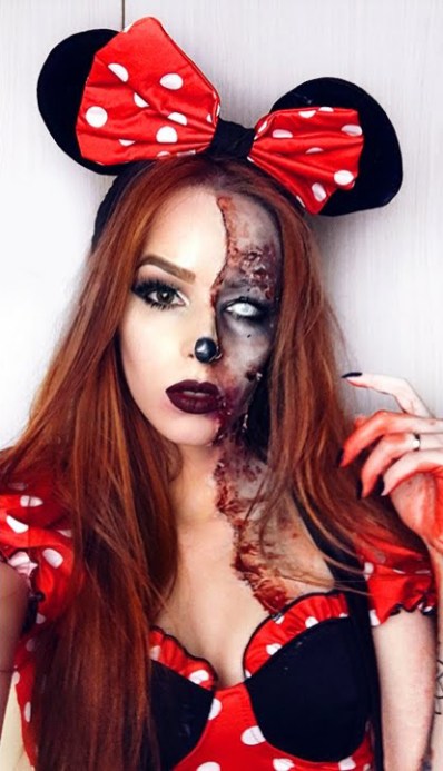 maquiagem de seres místicos halloween