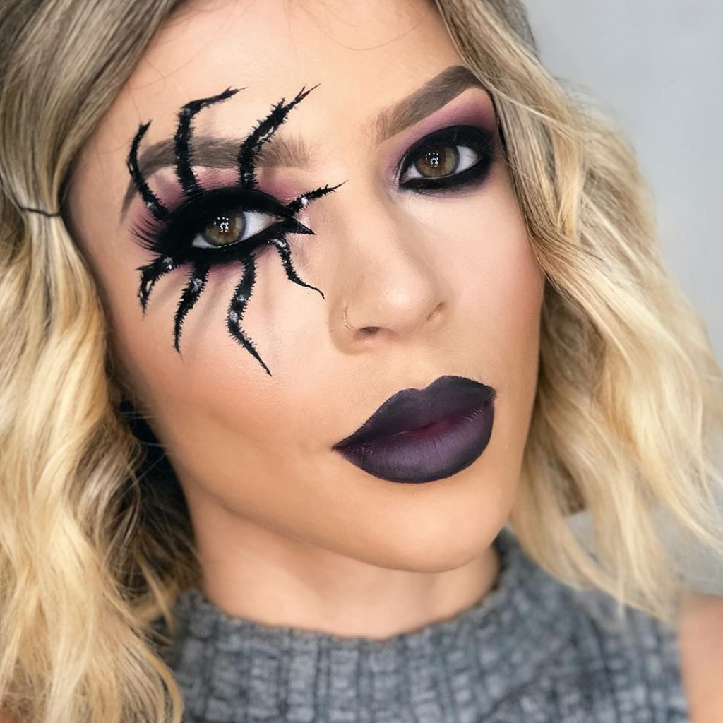 maquiagem de halloween simples