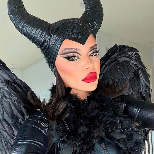 maquiagem de halloween assustadora