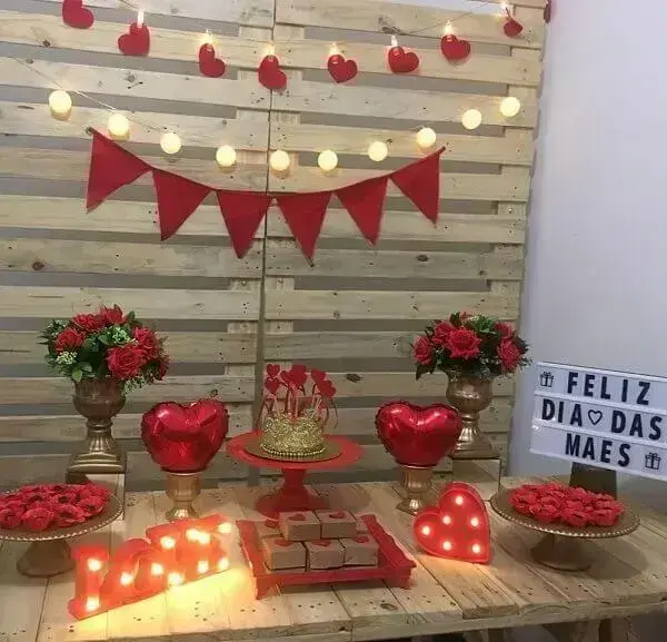 decoração dia das mães com flores
