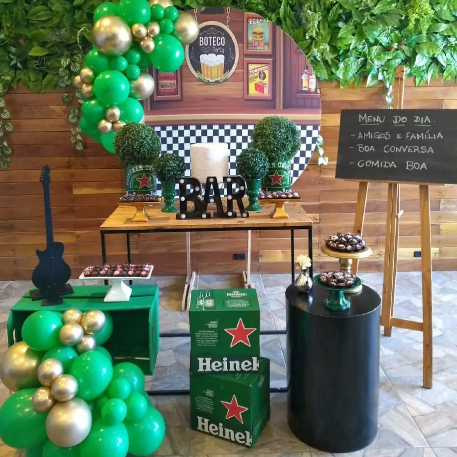 ideias criativas decoração festa boteco