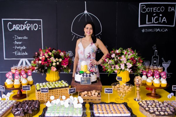 como fazer centro de mesa boteco passo a passo