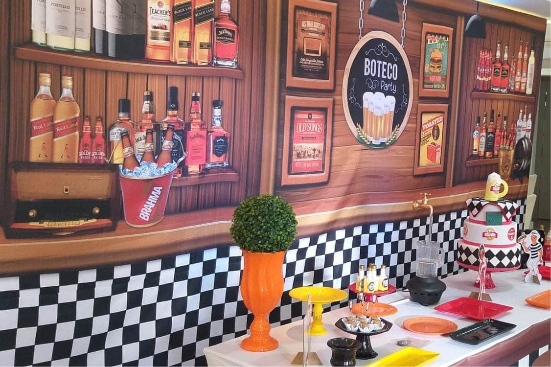 como fazer centro de mesa boteco passo a passo