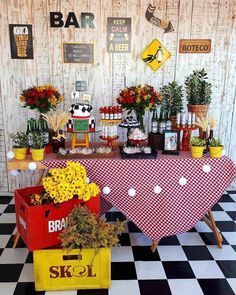 erros comuns na decoração de festa boteco