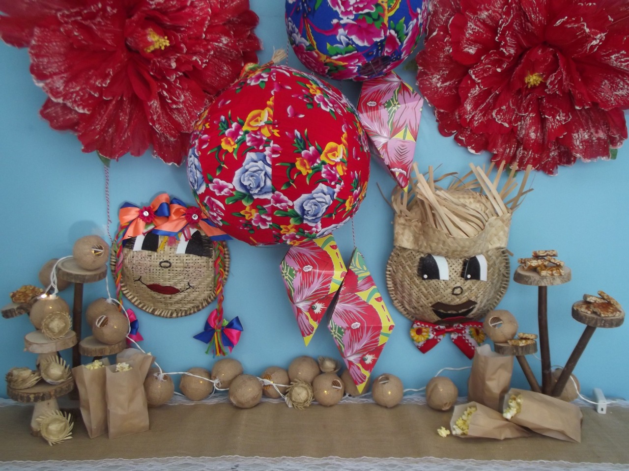 decoração festa junina tradicional versus moderna