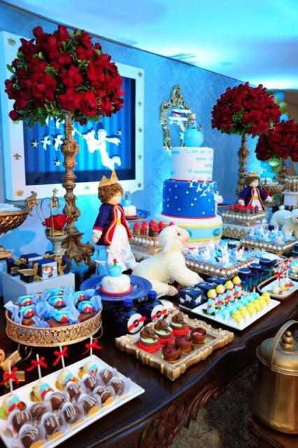 festa decoração pequeno príncipe luxo
