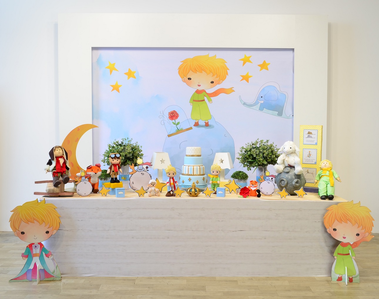 ideias decoração pequeno príncipe luxo