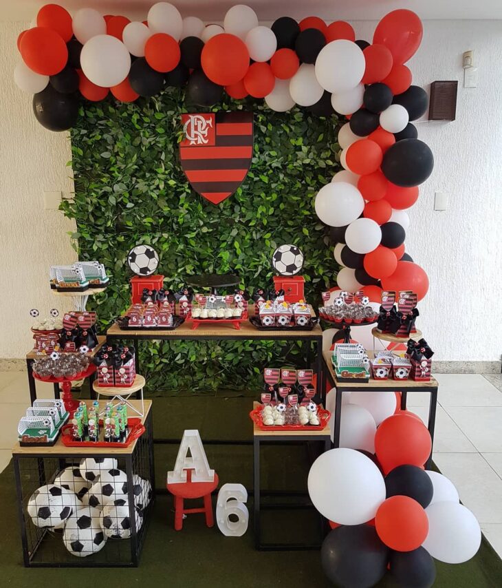 festa do flamengo decoração