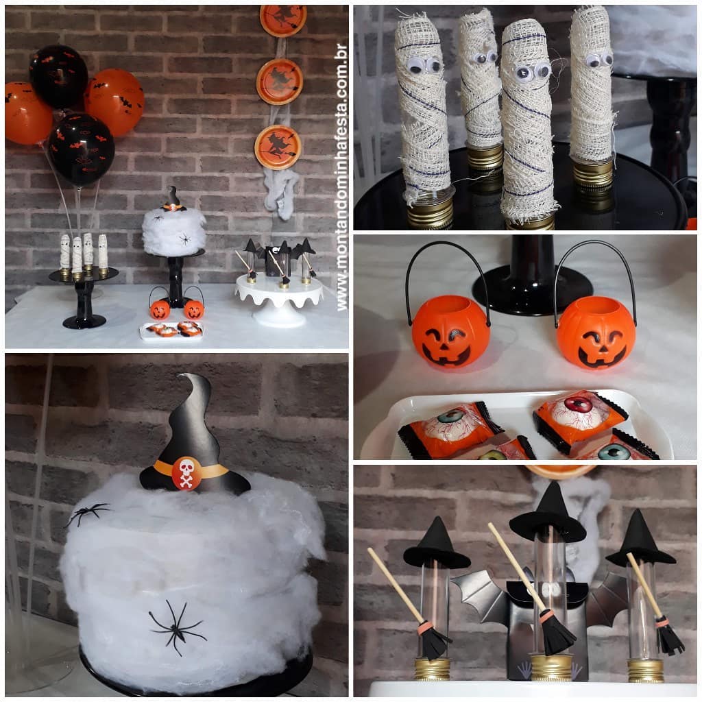 ideias de decoração de festa halloween criativas e baratas