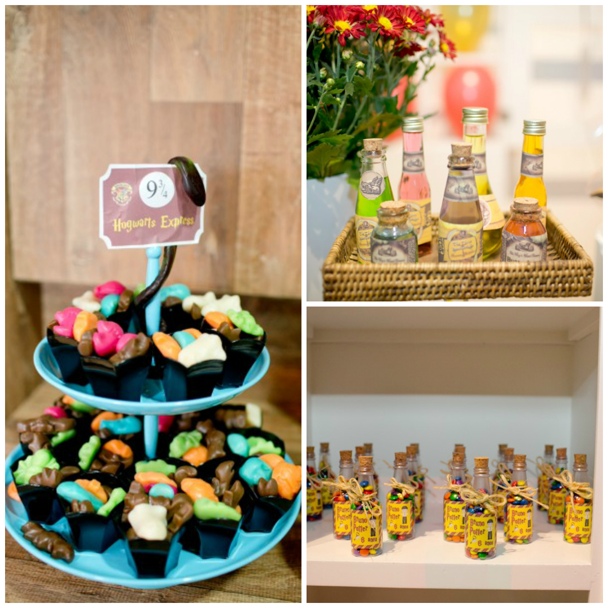 5 Ideias Criativas para uma Festa Harry Potter DIY
Como Fazer Velas Flutuantes para Festa Harry Potter
Receitas Mágicas: Cerveja Amanteigada e Pomos de Ouro
Lembrancinhas Temáticas do Mundo Bruxo
Decoração de Festa Harry Potter: Do Salão Principal para sua Casa